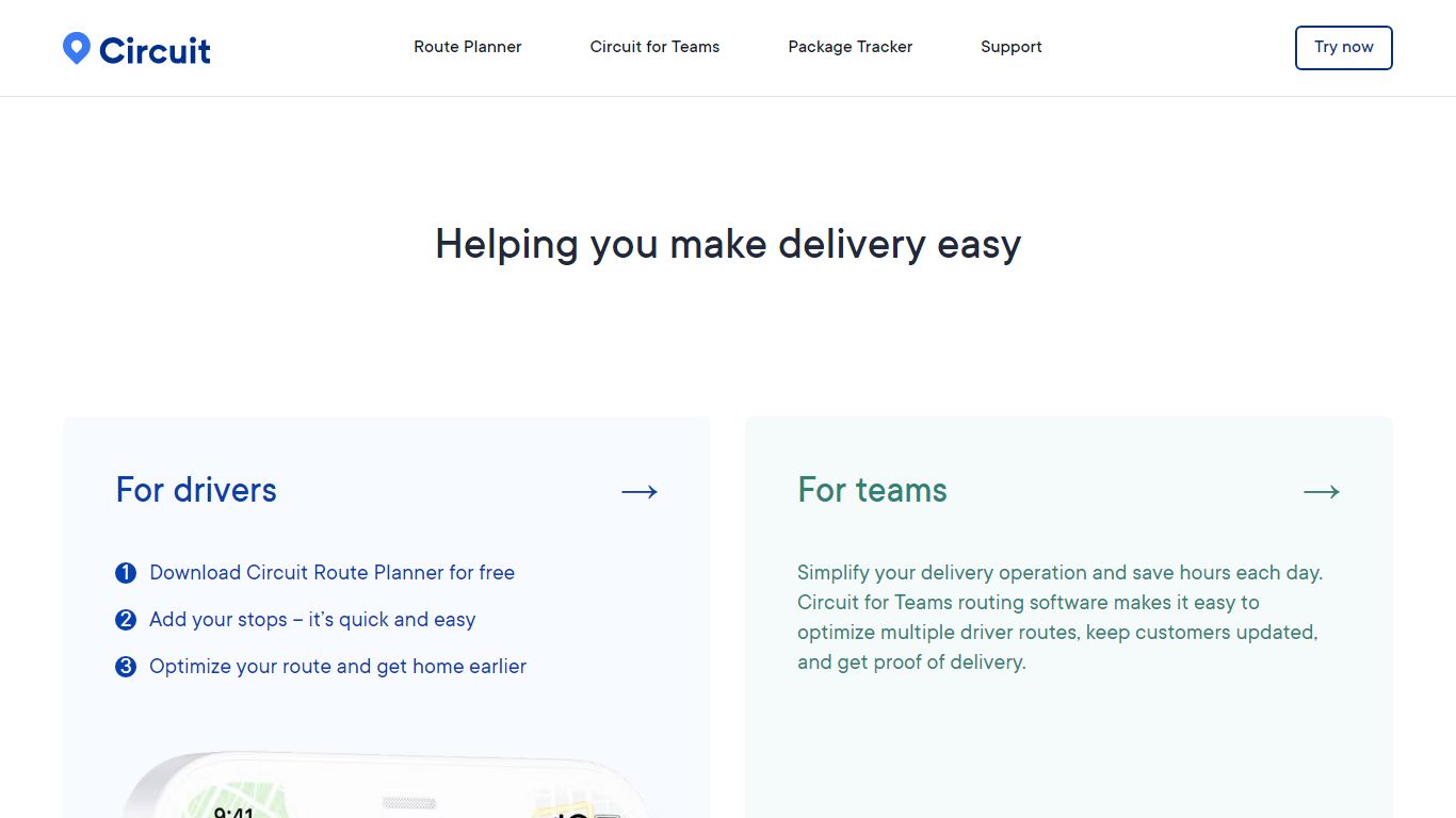 Circuit - Helping you make delivery easy